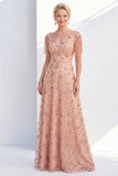 Abito polveroso Rose A-Line collo a V con frangie