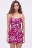 Abito di fine Bodycon blu con spalline con paillettes e perline con pizzo dietro