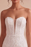 Abito da sposa Sweetheart White Floral Bodycon