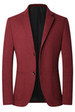 Blazer da cerimonia da uomo con petto singolo con bavero con bavero con tacca
