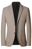 Blazer da cerimonia da uomo con petto singolo con bavero con bavero con tacca