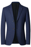 Blazer da cerimonia da uomo con petto singolo con bavero con bavero con tacca