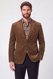 Blazer da cerimoniada uomo con petto singolo con bavero con