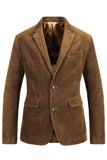 Blazer da cerimoniada uomo con petto singolo con bavero con