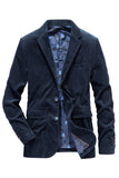 Blazer da cerimoniada uomo con petto singolo con bavero con