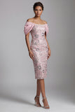 Vestito midi Mother of the Bride Mother of the Bride Abito Rosa Chiaro