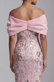 Vestito midi Mother of the Bride Mother of the Bride Abito Rosa Chiaro