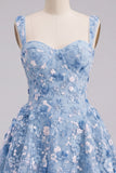 Abito corto di ritorno a casa A-Line Loveheart con paillettes