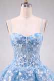 Corsetto albicocca Sweetheart Floral Short Homecoming Abito Corto di Ritorno