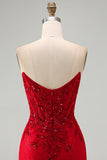 Corsetto corto di perline con corto bodycon spalline e pizzo