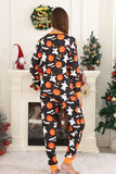 Set pigiama stampato zucca famiglia di Halloween
