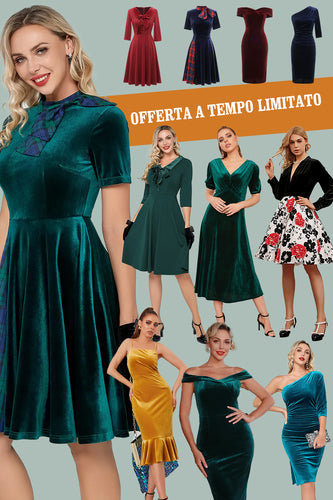 Offerta a tempo limitato Mini abito in velluto Party Club (1 pezzo - Stile e colore casuali)