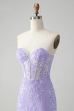 Corsetto azzurro paillettes Sweetheart corto stretto abito da cocktail con lacci sul retro