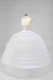 10 Hoop Tulle Ball Gown Sottoveste Piano Lunghezza Crinolina Sottogonna per Quinceanera Dress