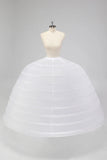 10 Hoop Tulle Ball Gown Sottoveste Piano Lunghezza Crinolina Sottogonna per Quinceanera Dress