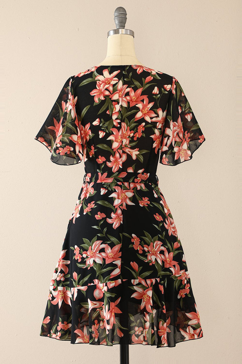 Carica l&#39;immagine nel visualizzatore di Gallery, Summer vestito stampa floreale casualee