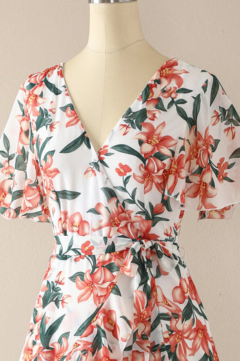 Summer vestito stampa floreale casualee