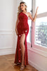 Carica l&#39;immagine nel visualizzatore di Gallery, Fuchsia Stars Paillettes Prom Dress
