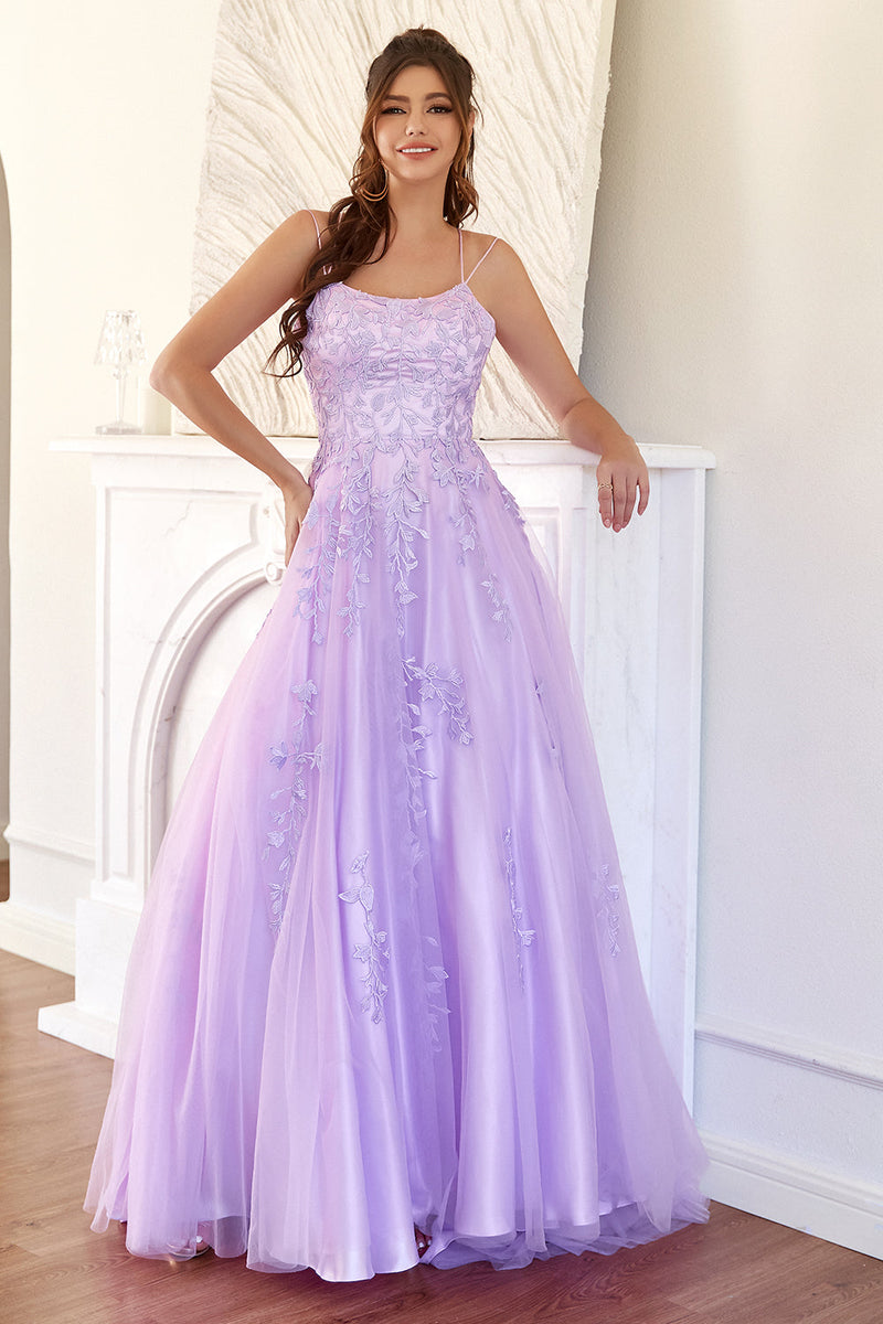 Carica l&#39;immagine nel visualizzatore di Gallery, Elegante Abito da Ballo A-line lavanda