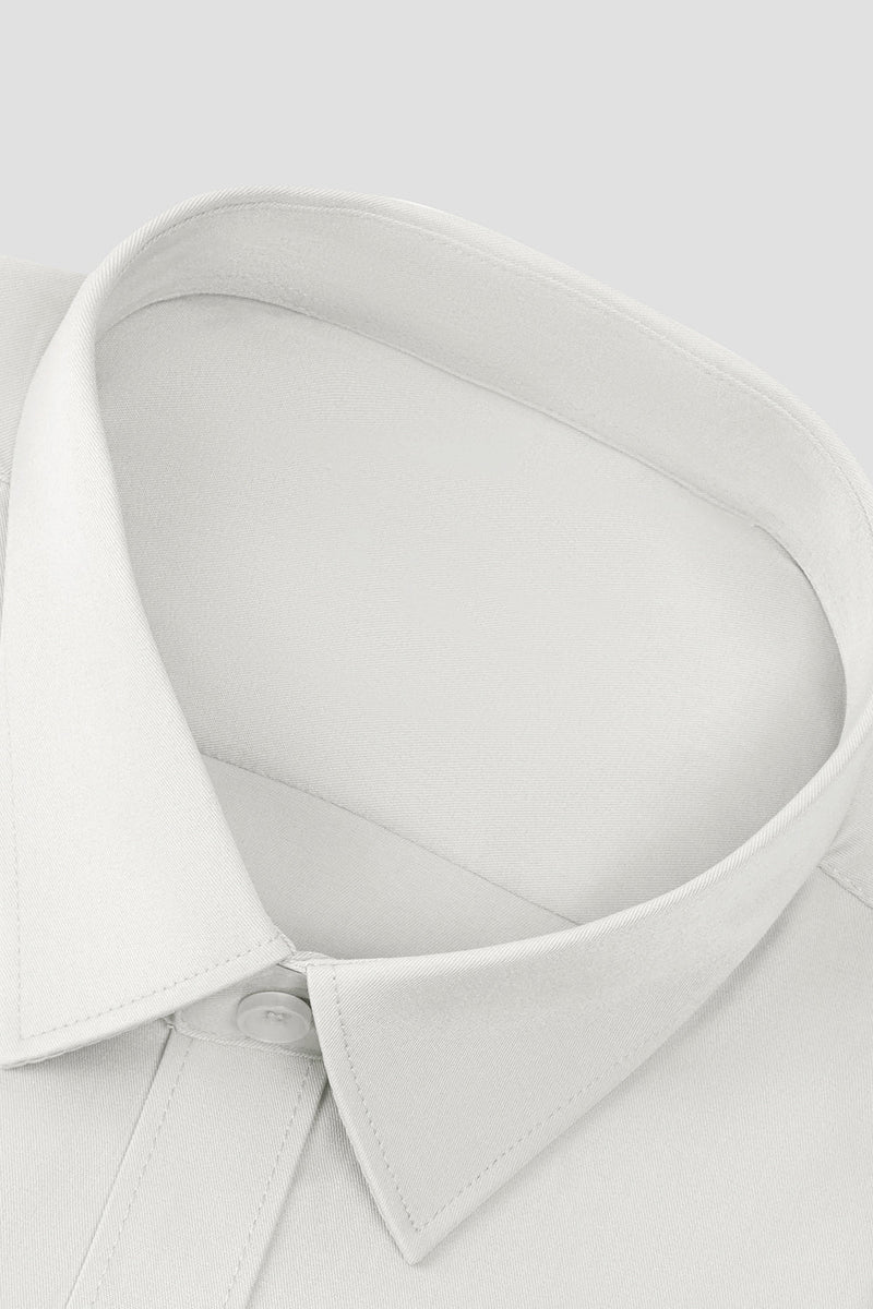 Carica l&#39;immagine nel visualizzatore di Gallery, Camicia bianca uomo a maniche lunghe