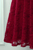 Carica l&#39;immagine nel visualizzatore di Gallery, Abito formale maniche a 3/4 rosso scuro