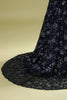 Carica l&#39;immagine nel visualizzatore di Gallery, Abito da sera blu scuro con paillettes perline