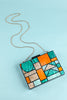 Carica l&#39;immagine nel visualizzatore di Gallery, Geometry Patchwork Acrylic Party Handbag