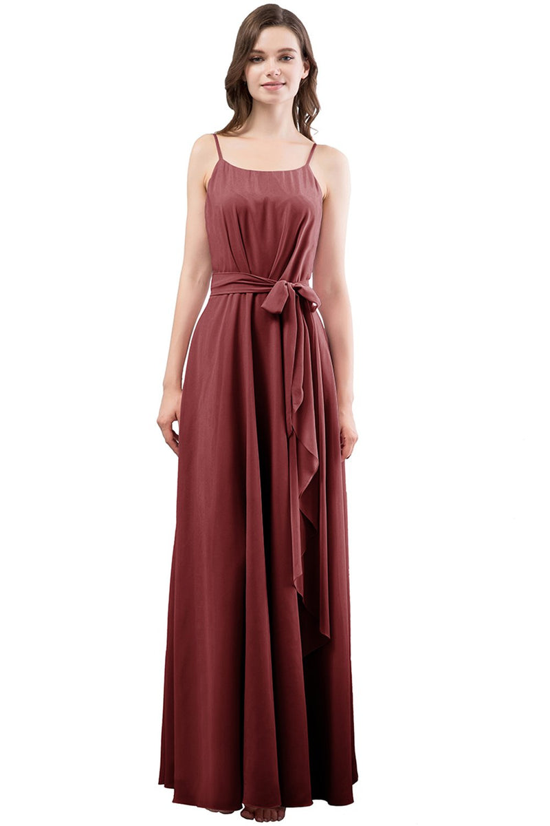 Carica l&#39;immagine nel visualizzatore di Gallery, Abito da damigella blush con Bowknot