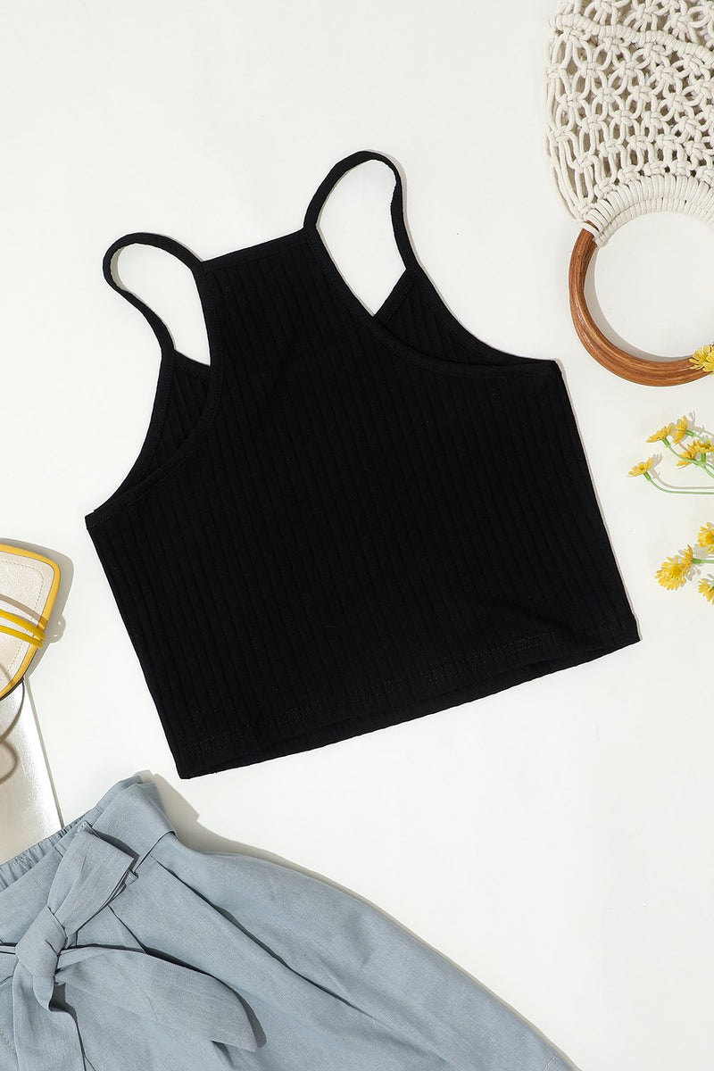 Carica l&#39;immagine nel visualizzatore di Gallery, Cami a maglia marrone