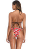 Carica l&#39;immagine nel visualizzatore di Gallery, Bikini triangolo stampato in costume da bagno diviso