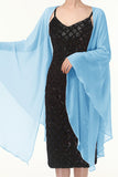 Sciarpe scialli in chiffon Wraps per abito da festa