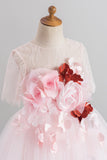 Rosa Tulle Flower Girl Dress