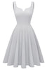 Carica l&#39;immagine nel visualizzatore di Gallery, Blush Solid Vintage Swing Dress