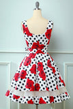Abito vintage rosa anni '50