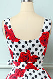 Abito vintage rosa anni '50