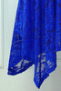 Carica l&#39;immagine nel visualizzatore di Gallery, Abito asimmetria Royal Blue Lace