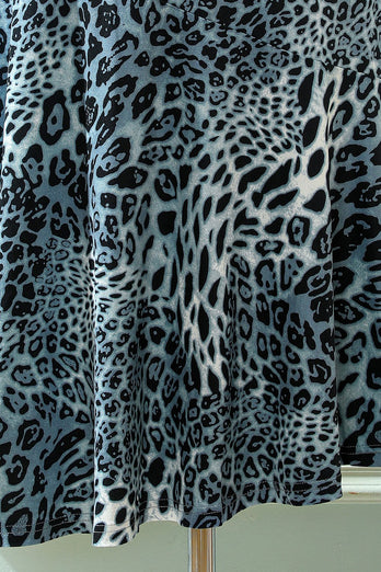 Gonna stampata leopardata