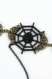 Halloween Vintage Spider Web Bracciale Anello