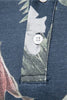 Carica l&#39;immagine nel visualizzatore di Gallery, Polo da uomo Navy Regular Fit con colletto e stampa floreale