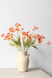 Bouquet artificiale floccante (vaso non incluso)