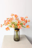 Bouquet artificiale floccante (vaso non incluso)