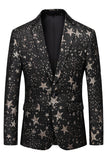 Black Stars Blazer Prom Uomo