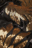 Carica l&#39;immagine nel visualizzatore di Gallery, Paillettes Jacquard Nero e Oro Abiti da Ballo Da Uomo 2 Pezzi