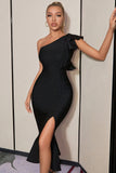 Monospalla Bodycon Vestitino Nero