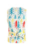 Carica l&#39;immagine nel visualizzatore di Gallery, Bianco albero di Natale stampato 3 pezzi abiti da uomo