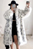 Carica l&#39;immagine nel visualizzatore di Gallery, Cappotto in pelliccia sintetica lunga oversize bianco