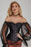 Corsetto nero con stecche