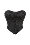 Corsetto nero disossato Underbust Waist Trainer Corsetto