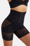 Albicocca a vita alta Butt-lifting Corsetto Pizzo traspirante shapewear