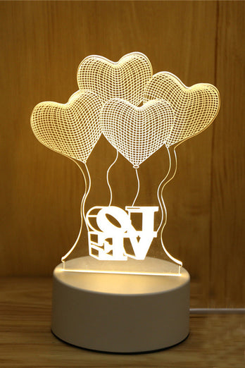 Regalo creativo 3D Night Light Regalo di San Valentino